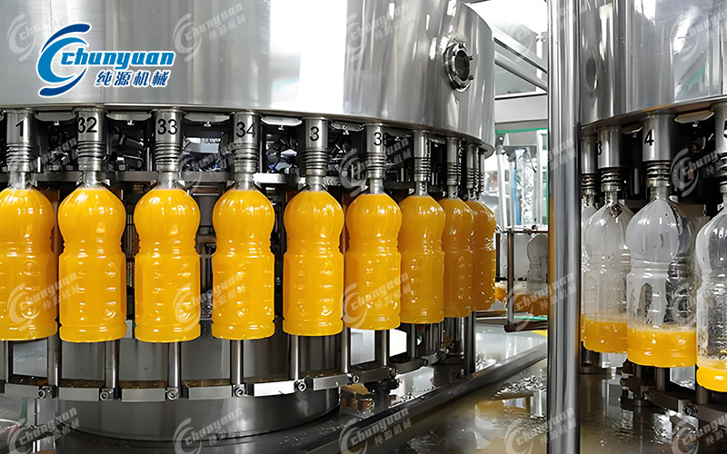 高效全自動(dòng)果汁灌裝機(jī)-3